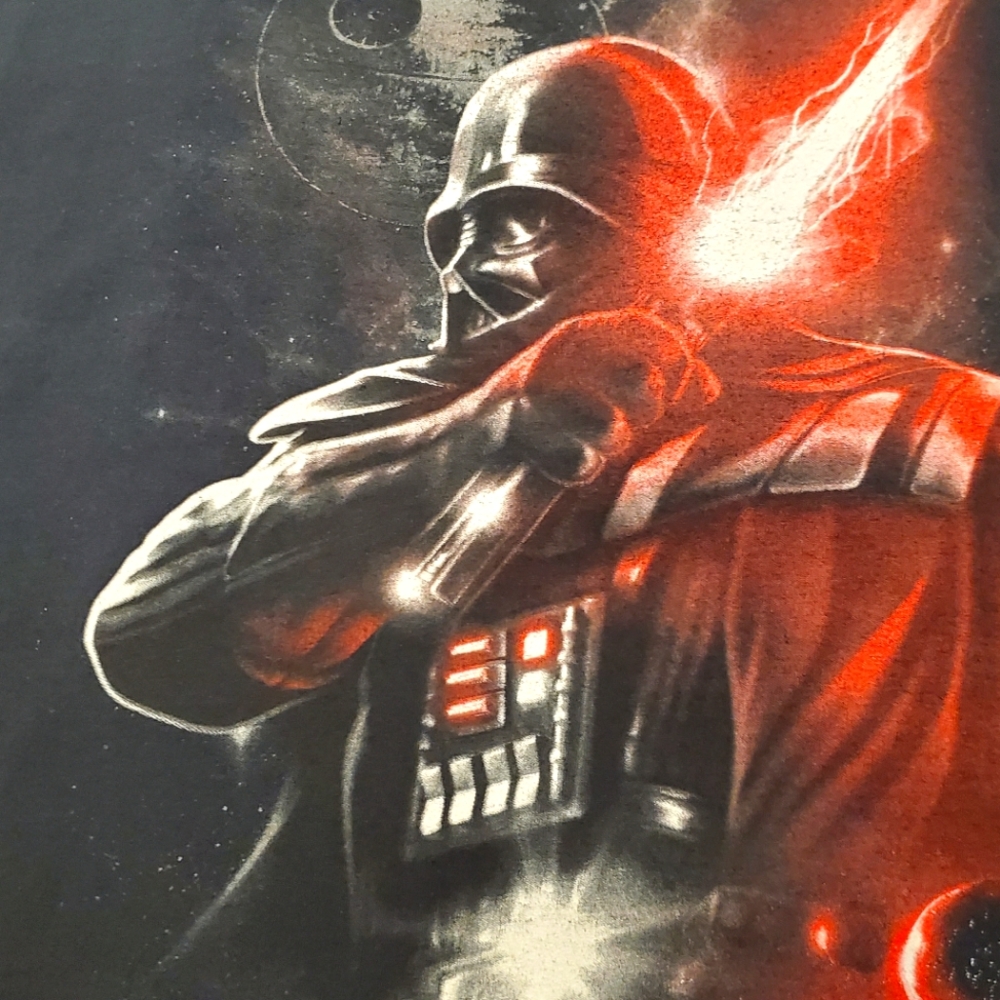 Two Star Wars Collectible Tee Shirt Darth Vader